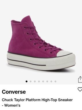 Converse Women's Platform High-Top Sneaker - Magenta